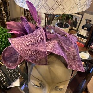 Bnwb purple fascinator